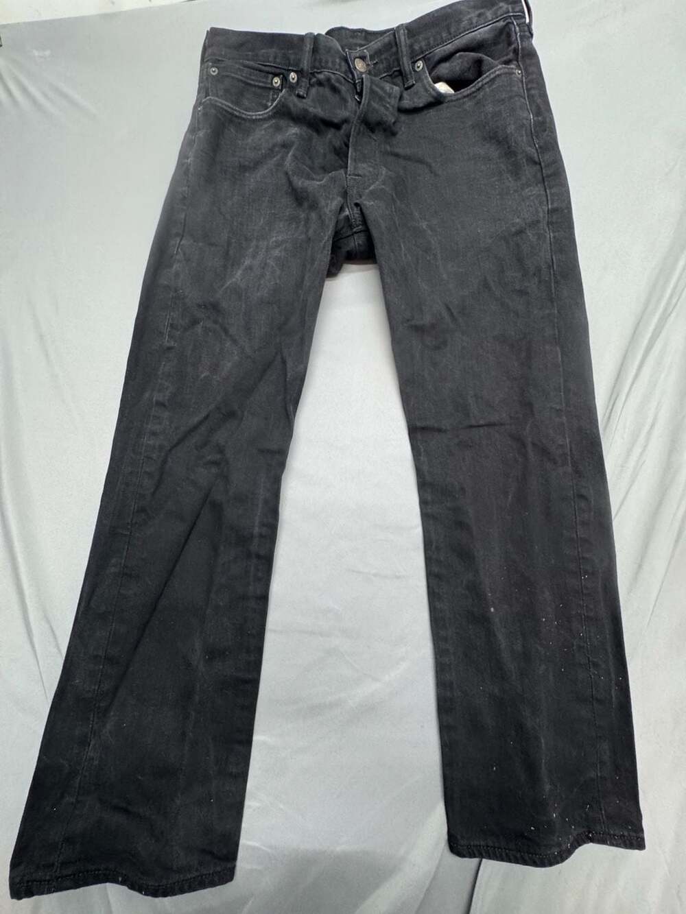 Levi's 501 Black Denim Jeans Size 31x30